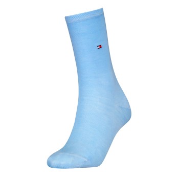 Tommy Hilfiger Strumpor Women Premium Soft Silk Socks Ljusblå Strl 35/38 Dam | apparel & accessories - clothing - underwear & socks - socks | ModeLejon