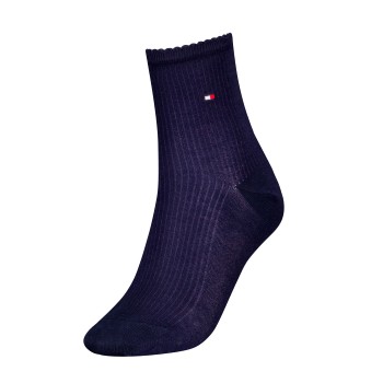 Tommy Hilfiger Strumpor Women Premium Rib Short Socks Marin Strl 35/38 Dam | apparel & accessories - clothing - underwear & socks - socks | ModeLejon