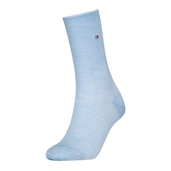 Tommy Hlfiger Women Roll Top Wool Socks Strumpor Ljusblå Strl 35/38 Dam | apparel & accessories - clothing - underwear & socks - socks | ModeLejon