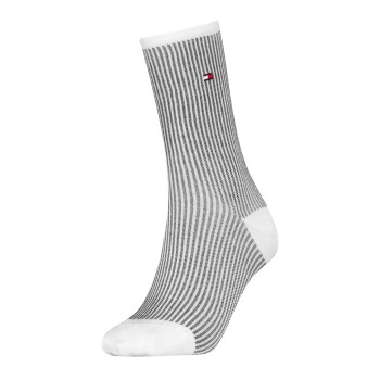 Tommy Hlfiger Women Premium Stripe Socks Strumpor Vit/Marin Strl 35/38 Dam | apparel & accessories - clothing - underwear & socks - socks | ModeLejon