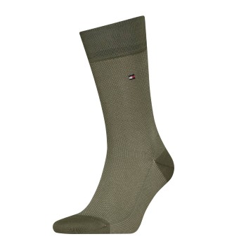 Tommy Hilfiger Strumpor Men Premium Birdseye Socks Grön Strl 41/42 Herr | apparel & accessories - clothing - underwear & socks - socks | ModeLejon