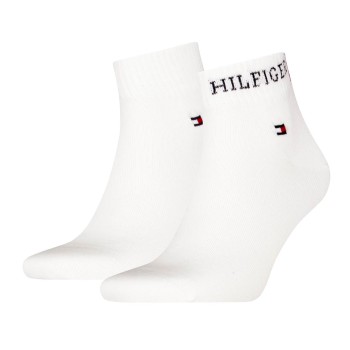 Tommy Hilfiger Strumpor 2P Men Tab Quarter Socks Vit Strl 39/42 Herr | apparel & accessories - clothing - underwear & socks - socks | ModeLejon