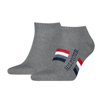 Tommy Hilfiger Strumpor 2P Men Tab Sneaker Socks Grå Strl 39/42 Herr | apparel & accessories - clothing - underwear & socks - socks | ModeLejon