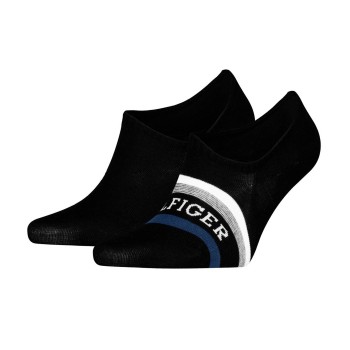 Tommy Men Tab Footie Socks Strumpor 2P Svart Strl 43/46 | apparel & accessories - clothing - underwear & socks - socks | ModeLejon