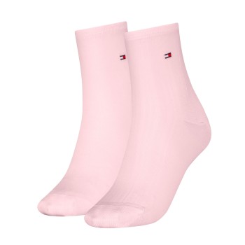 Tommy Hilfiger Strumpor 2P Women Shine Short Socks Ljusrosa Strl 35/38 Dam | apparel & accessories - clothing - underwear & socks - socks | ModeLejon