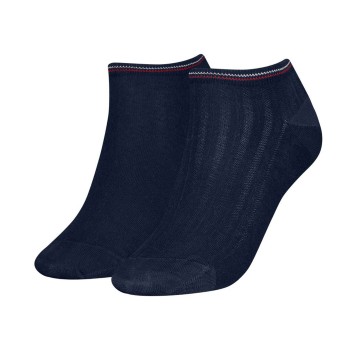 Tommy Hilfiger Strumpor 2P Women Shine Sneaker Socks Marin Strl 35/38 Dam | apparel & accessories - clothing - underwear & socks - socks | ModeLejon