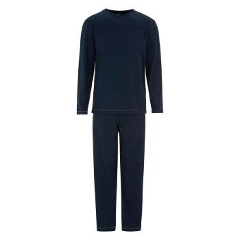 Damella Kurt Long Sleeve Pyjamas Marin bomull X-Large Dam | apparel & accessories - clothing - sleepwear & loungewear - pajamas | ModeLejon