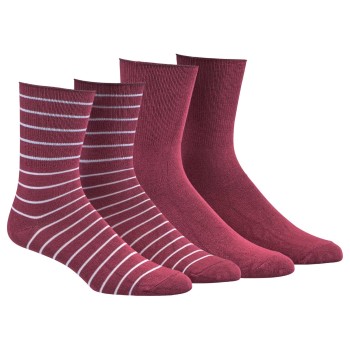 Damella Strumpor 2P Bamboo Socks Vinröd Strl 35/38 Dam | apparel & accessories - clothing - underwear & socks - socks | ModeLejon