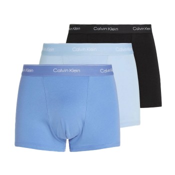 Calvin Klein Kalsonger 3P Icon Cotton Relaxed Fit Trunks Svart/Blå bomull 4XL Herr | apparel & accessories - clothing - underwear & socks - underwear | ModeLejon
