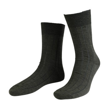 Amanda Christensen Strumpor Grade Wide Rib Ankle Socks Gråmelerad Strl 43/46 | apparel & accessories - clothing - underwear & socks - socks | ModeLejon