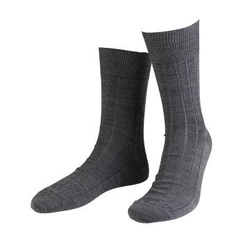 Amanda Christensen Strumpor Grade Wide Rib Ankle Socks Grå Strl 47/50 | apparel & accessories - clothing - underwear & socks - socks | ModeLejon