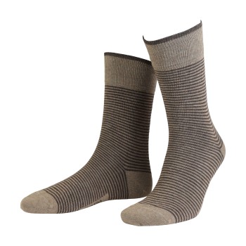 Amanda Christensen Strumpor True Stripe Ankle Sock Ljusbrun Strl 47/50 | apparel & accessories - clothing - underwear & socks - socks | ModeLejon