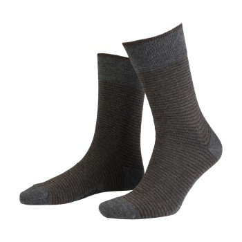 Amanda Christensen Strumpor True Stripe Ankle Sock Grå Strl 43/46 | apparel & accessories - clothing - underwear & socks - socks | ModeLejon