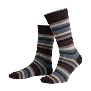 Amanda Christensen Strumpor True Block Stripe Ankle Sock Svart/Blå Strl 47/50 | apparel & accessories - clothing - underwear & socks - socks | ModeLejon