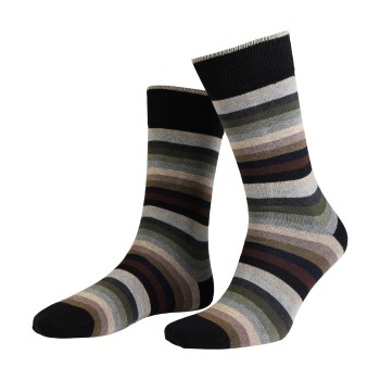 Amanda Christensen Strumpor True Block Stripe Ankle Sock Svart Strl 43/46 | apparel & accessories - clothing - underwear & socks - socks | ModeLejon