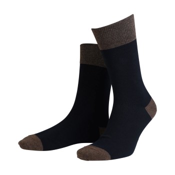 Amanda Christensen Strumpor True Contrast Ankle Sock Svart/brun Strl 47/50 | apparel & accessories - clothing - underwear & socks - socks | ModeLejon