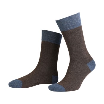 Amanda Christensen Strumpor True Contrast Ankle Sock Brun Strl 39/42 | apparel & accessories - clothing - underwear & socks - socks | ModeLejon