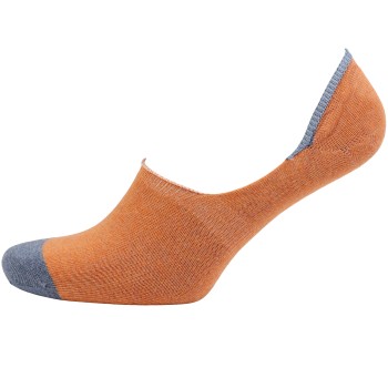 Amanda Christensen Strumpor True Contrast Invisible Sock Blå/Orange Strl 43/44 | apparel & accessories - clothing - underwear & socks - socks | ModeLejon