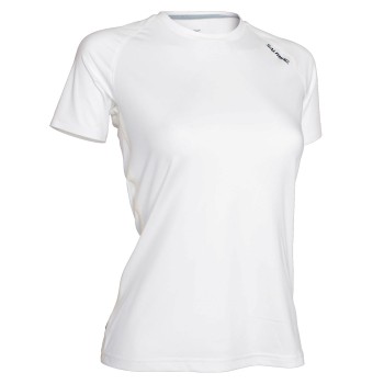 Salming Sandviken Tee Women Vit polyester Medium Dam