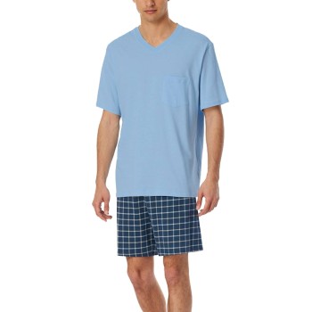Schiesser Comfort Essentials V-Neck Short Pyjamas