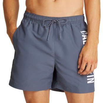 Calvin Klein Badbyxor Medium Swim Shorts Intense Power Grå polyester XX-Large Herr | apparel & accessories - clothing - swimwear | ModeLejon