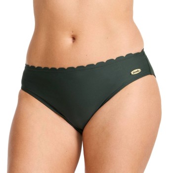 Damella Emily Wavy Bikini Brief Mörkgrön 48 Dam | apparel & accessories - clothing - swimwear | ModeLejon