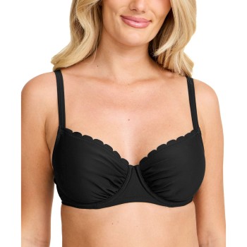 Damella Grace Wavy Bikini Bra Svart D/E 48 Dam