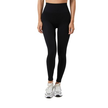 Björn Borg Studio Seamless Ribbed Tights Svart polyamid Large Dam | apparel & accessories - clothing - pants | ModeLejon