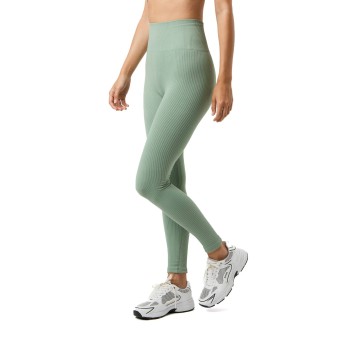 Björn Borg Studio Seamless Ribbed Tights Ljusgrön polyamid X-Large Dam | apparel & accessories - clothing - pants | ModeLejon