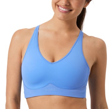 Björn Borg BH Mid V Support Sports Bra Blå X-Large Dam | apparel & accessories - clothing - underwear & socks - bras | ModeLejon