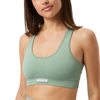 Björn Borg BH Studio Seamless Low Sports Bra Ljusgrön polyamid Medium Dam | apparel & accessories - clothing - underwear & socks - bras | ModeLejon