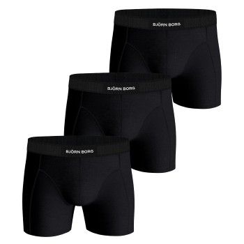 Björn Borg Kalsonger 3P Organic Cotton Stretch Boxers Svart ekologisk bomull X-Small Herr