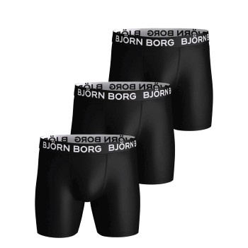 Björn Borg Kalsonger 3P Sports Microfiber Boxers Svart polyester X-Small Herr | apparel & accessories - clothing - underwear & socks - underwear | ModeLejon