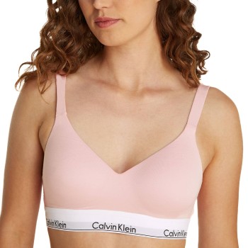 Calvin Klein BH Icon Cotton Modal Lift Bralette Rosa Small Dam | apparel & accessories - clothing - underwear & socks - bras | ModeLejon