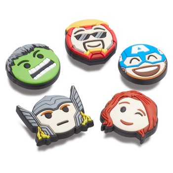 Crocs 5P Jibbitz Avengers Emojis Flerfärgad One Size Barn | apparel & accessories - clothing accessories | ModeLejon