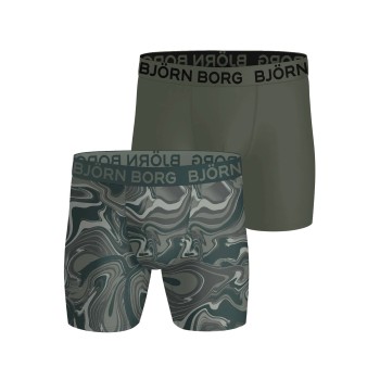 Björn Borg Kalsonger 2P Sports Microfiber Stretch Boxers Militärgrön polyester Medium Herr
