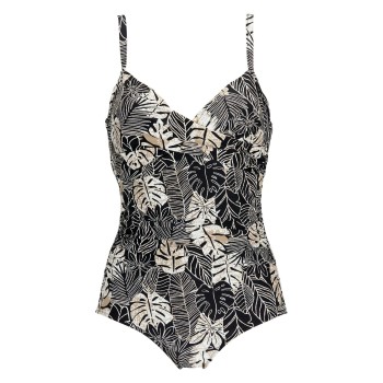 Damella Tara Swimsuit Pattern Svart Mönster 44 Dam | apparel & accessories - clothing - swimwear | ModeLejon