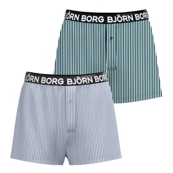 2-Pack Björn Borg Cotton Stretch Woven Boxer Shorts
