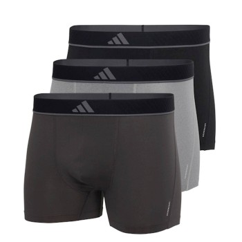 adidas Kalsonger 3P Active Micro Flex Trunk Svart/Grå polyester Small Herr