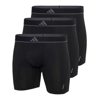 adidas Kalsonger 3P Active Micro Flex Boxer Brief Svart polyester Medium Herr | apparel & accessories - clothing - underwear & socks - underwear | ModeLejon