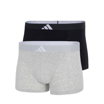 adidas Kalsonger 2P Active Flex Cotton Body Trunk Svart/Grå bomull XX-Large Herr | apparel & accessories - clothing - underwear & socks - underwear | ModeLejon