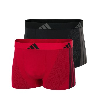adidas Kalsonger 2P Active Micro Stretch Seamless Trunks Svart/Röd Medium Herr | apparel & accessories - clothing - underwear & socks - underwear | ModeLejon