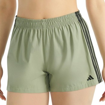 Adidas Sport Active Essentials 3 Stripes Boxer Grön bomull Small Dam | apparel & accessories - clothing - activewear | ModeLejon