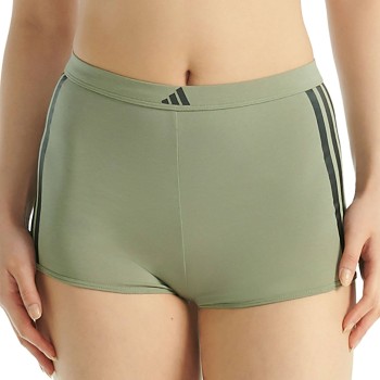 adidas Trosor Sport Active Essentials 3 Stripes ShortPant Grön bomull Small Dam | apparel & accessories - clothing - underwear & socks - lingerie | ModeLejon
