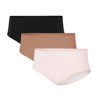 adidas Trosor 3P Sport Active Light Flex Hipsters Flerfärgad X-Small Dam | apparel & accessories - clothing - underwear & socks - lingerie | ModeLejon