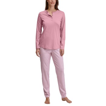 Calida Striped Dreams Long Pyjamas Ljuslila bomull Small Dam | apparel & accessories - clothing - sleepwear & loungewear - pajamas | ModeLejon