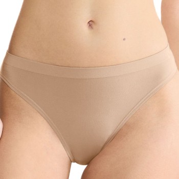 Sloggi Trosor 2P GO Sense High Leg Briefs Beige modal Small Dam | apparel & accessories - clothing - underwear & socks - lingerie | ModeLejon