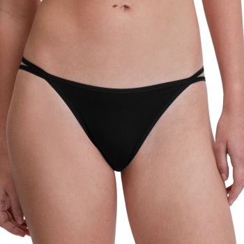 Calida Trosor Sleek Skin Low Cut Tanga Brief Svart Small Dam | apparel & accessories - clothing - underwear & socks - lingerie | ModeLejon