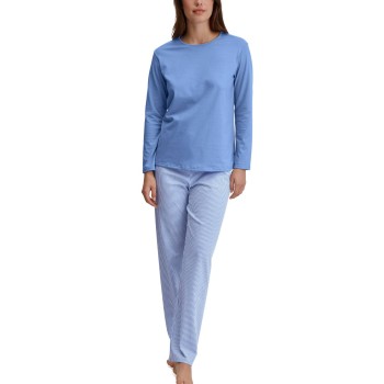 Calida Lovely Nights Pyjamas Ljusblå bomull Large Dam | apparel & accessories - clothing - sleepwear & loungewear - pajamas | ModeLejon