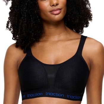 Triumph Triaction Energy Lite Padded Sports Bra EX BH Svart C 75 Dam | apparel & accessories - clothing - underwear & socks - bras | ModeLejon